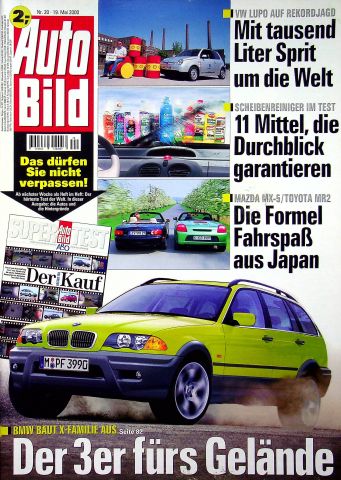 Deckblatt Auto Bild (20/2000)